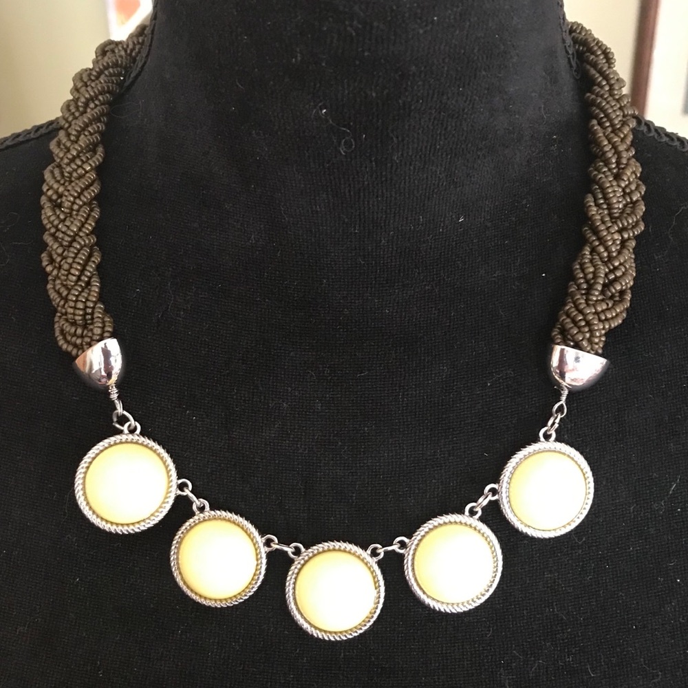 🤎🤎🤎 Braided Statement Necklace 🤎🤎🤎 - Picture 2 of 10